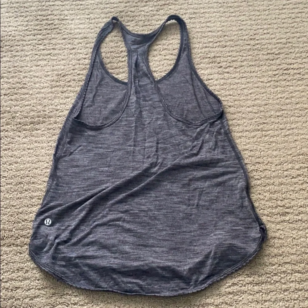 LULULEMON - grey racerback tank